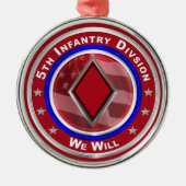 第5歩兵師団記念物 メタルオーナメント (正面)