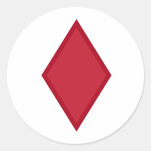 第5歩兵師団記章パッチ ラウンドシール (正面)