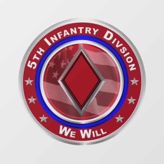 第5歩兵師団 ウィンドウサイン (シート)