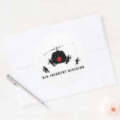 第5歩兵師団 ラウンドシール (封筒)