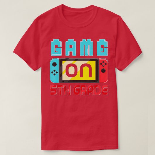 第5段階のゲームのロック解除された新学期B Tシャツ (デザイン正面)