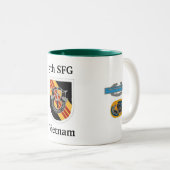 第5特殊部隊のグループのベトナムのマグ ツートーンマグカップ (正面右)