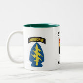 第5特殊部隊のグループのベトナムのマグ ツートーンマグカップ (左)