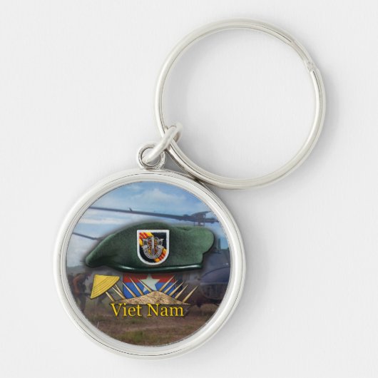 第5特殊部隊グリーンベレッツnamキーチェーン キーホルダー (正面)