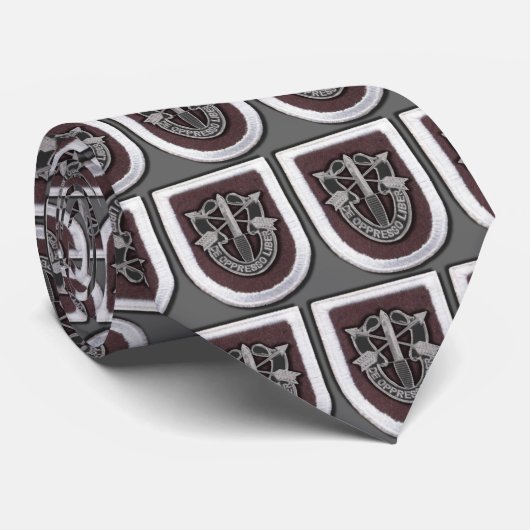 第5特殊部隊グリーンベレーフラッシュタイ ネクタイ (ロール)