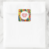 第5第5または第50誕生日記念日 スクエアシール (バッグ)