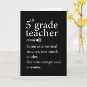 第5等級先生おもしろい定義 カード (黄色い花)