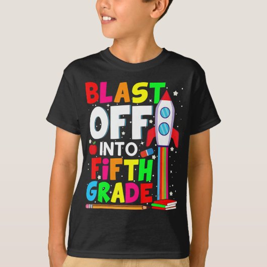 第5級おもしろい新学期第5級 Tシャツ (正面)