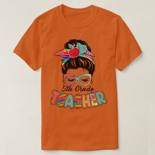 第5級先生おもしろいメッシーバンヘアウィメンズT志 Tシャツ (デザイン正面)