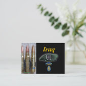 第5緑色のベレー帽の特殊部隊のイラクのトレーディングカード 名刺 (スタンド正面)