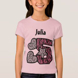 第5誕生日のシマウマのストライプ5年40F Tシャツ