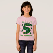 第5誕生日のセントパトリックで最もかわいい小妖精3 Tシャツ (正面フル)