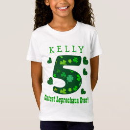 第5誕生日のセントパトリックで最もかわいい小妖精3 Tシャツ