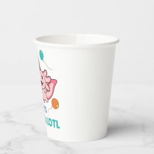 第5誕生日アクソロテルファイブ歳の甘いアクソロtls 紙コップ (左)