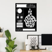 第5誕生日カウントダウンポスター ポスター (ホームオフィス)