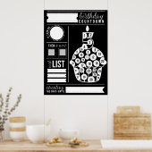 第5誕生日カウントダウンポスター ポスター (キッチン)