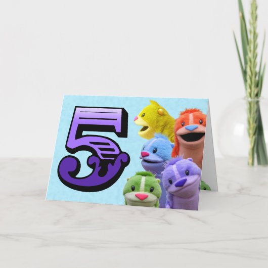 第5誕生日カード カード (正面)