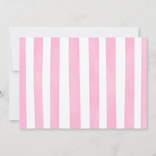 第5誕生日バタフライフォト招待状 招待状 (裏面)