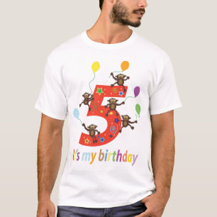 第5誕生日プレゼント(5年) Tシャツ