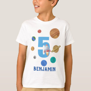 第5誕生日太陽の惑星 Tシャツ
