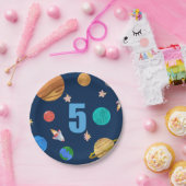 第5誕生日太陽の系惑星 ペーパープレート (パーティー)