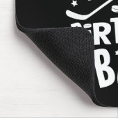 第5誕生日少年アイスホッケーキッズ5歳パーティー マウスパッド (コーナー)