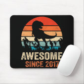 第5誕生日恐竜5歳の少年素晴らし達 マウスパッド (マウス)