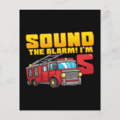 第5誕生日消防士 |ラブリーデザイン チラシ (裏面)