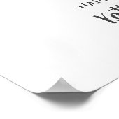 第5誕生日第5号写真コラージュのカスタム写真 ポスター (角)