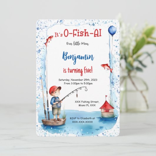 第5誕生日魚釣り 招待状 (スタンド正面)