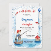 第5誕生日魚釣り 招待状 (正面)