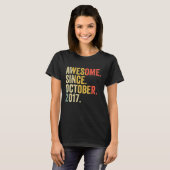 第5誕生日10月20素晴らし日以来5歳 Tシャツ (正面フル)