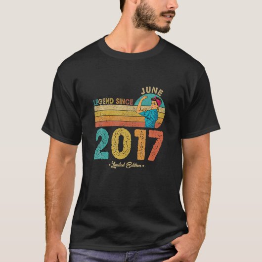 第5誕生日2017年6月伝説2017年5年 Tシャツ (正面)