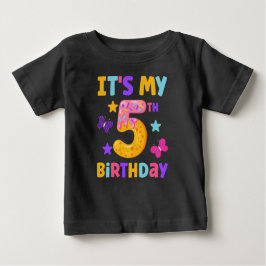 第5誕生日 ベビーTシャツ