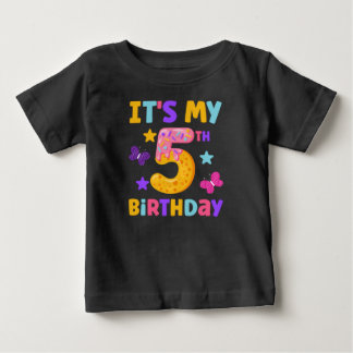 第5誕生日 ベビーTシャツ