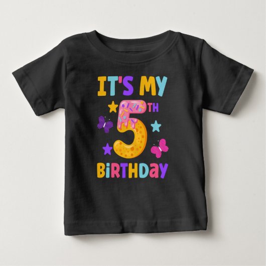 第5誕生日 ベビーTシャツ (正面)