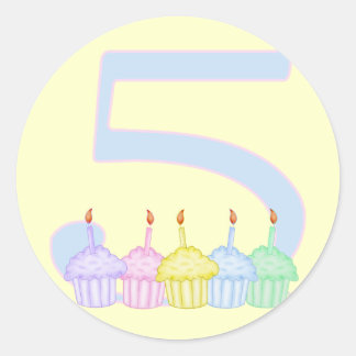 第5誕生日 ラウンドシール