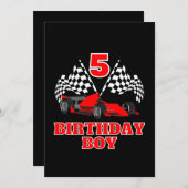 第5誕生日 招待状 (正面/裏面)