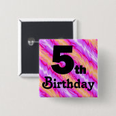 第5誕生日 缶バッジ (正面&裏面)
