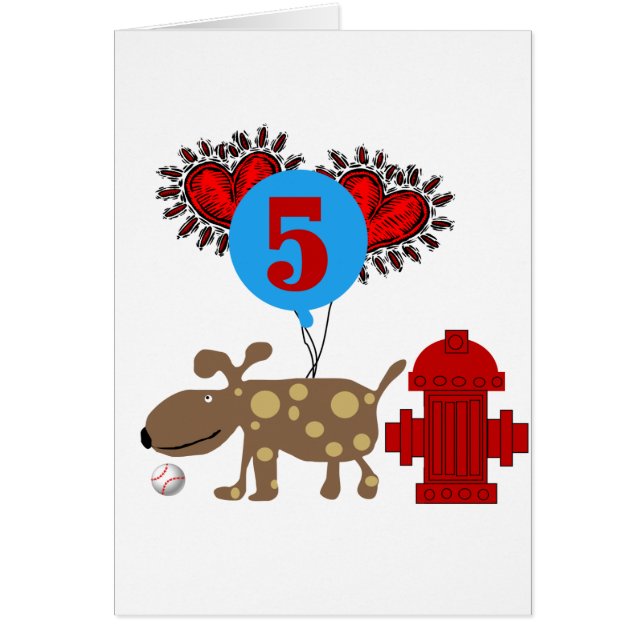 第5誕生日Tシャツとギフト (正面)