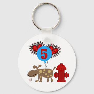 第5誕生日Tシャツとギフト キーホルダー