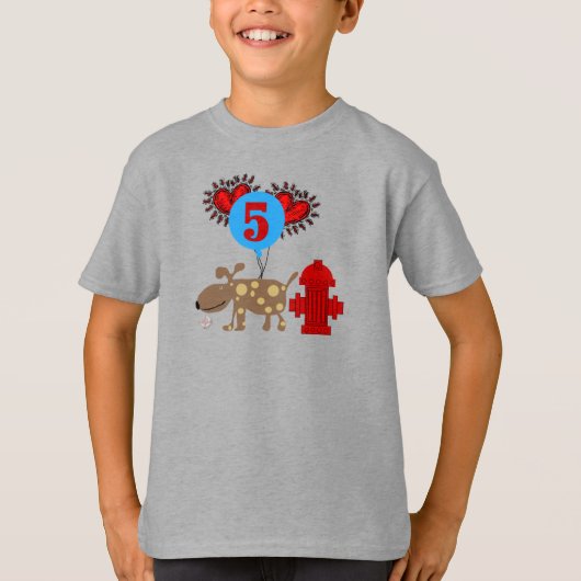 第5誕生日Tシャツとギフト Tシャツ (正面)