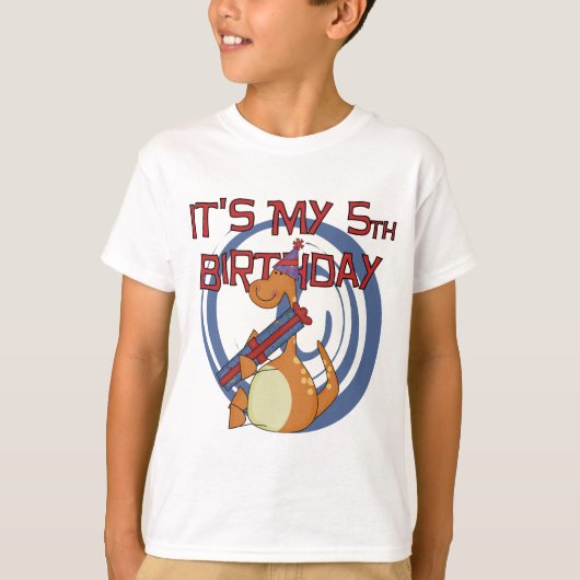 第5誕生日Tシャツとギフト Tシャツ (正面)