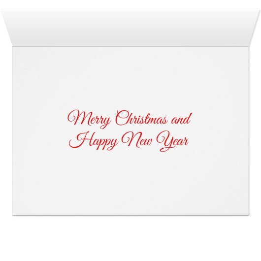 第5車輪が付いているRVのクリスマスおよび休日カード (内部横(下))