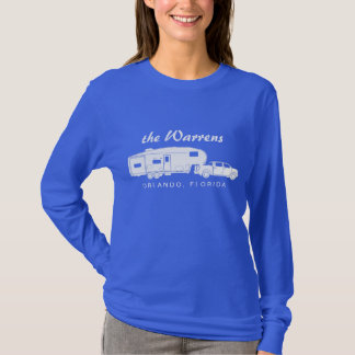 第5車輪/おもちゃの運送業者のシルエットのグラフィック Tシャツ