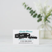 第5車輪/おもちゃの運送業者のシルエットのテレホンカード コーリングカード (スタンド正面)