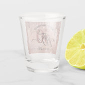 第50バラ金ゴールドハッピーバースデー  ショットグラス (裏面)