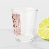 第50バラ金ゴールドハッピーバースデー  ショットグラス (右)