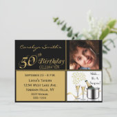 第50バースデーパーティ招待状を驚かして下さい 招待状 (スタンド正面)