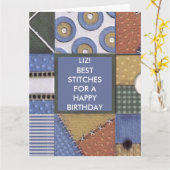 第50バースデー・カード カード (黄色い花)